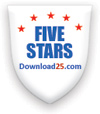 Ezy StartBar awarded 5 stars on http://www.download25.com