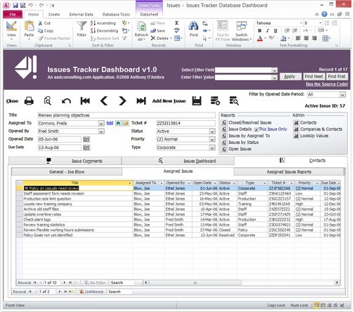 METROAccess 2013 Theme Dashboard SideBar Switchboard Demo